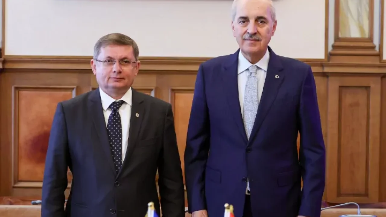 TBMM Başkanı Numan Kurtulmuş, Moldova Meclis Başkanı ile Roma’da buluştu
