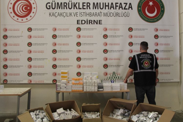 110 bin adet kaçak ilaca sınır engeli! -