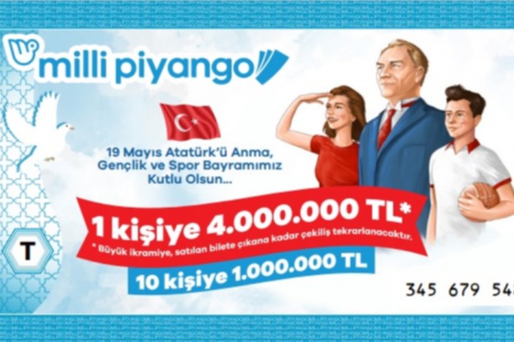 4 milyon TL'lik büyük ikramiye tam bilete çıktı -