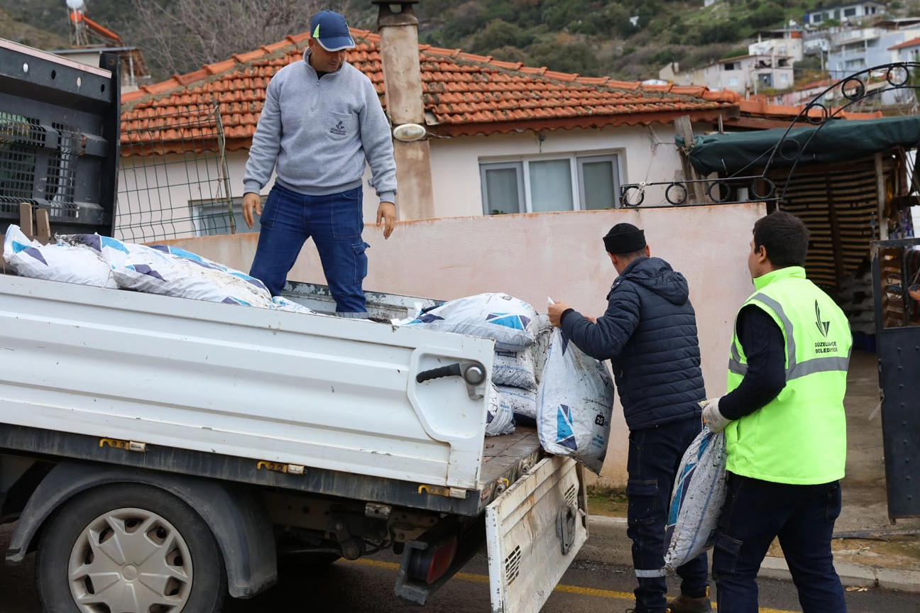İzmir Güzelbahçe'den kara-kış desteği 