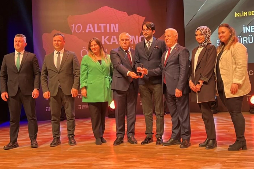 İnegöl'de 'Sürdürülebilir Hava Kalitesi Ölçüm Ağı Projesi' ödül getirdi 