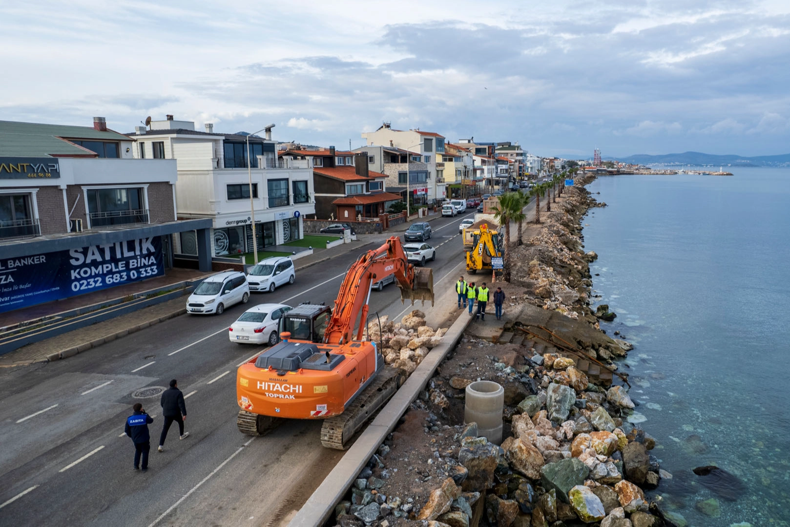 İzmir Güzelbahçe’de yeni yılda çalışmalar sürüyor 