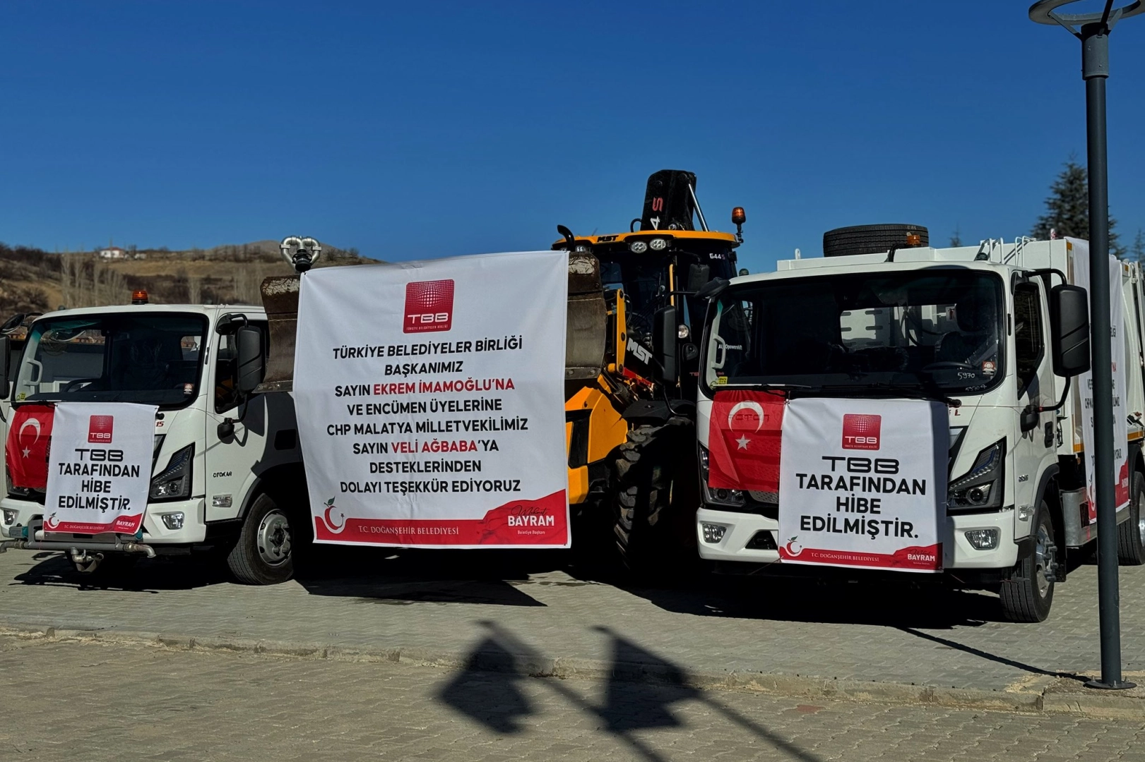 Malatya Doğanşehir'e TBB’den araç desteği 