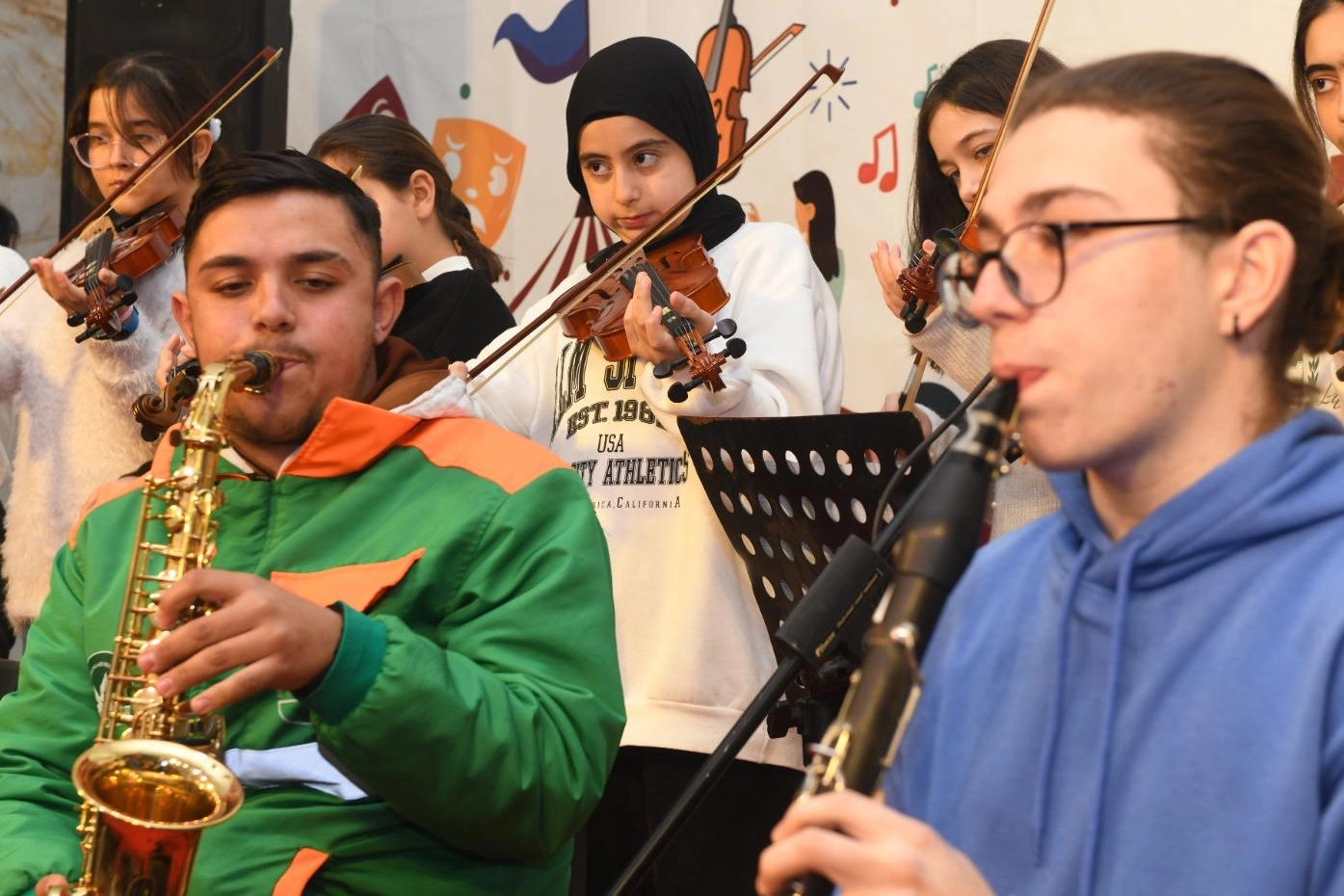 Bursa'da Gençlik Orkestrası ve Korosu’ndan öğrencilere tatil konseri 