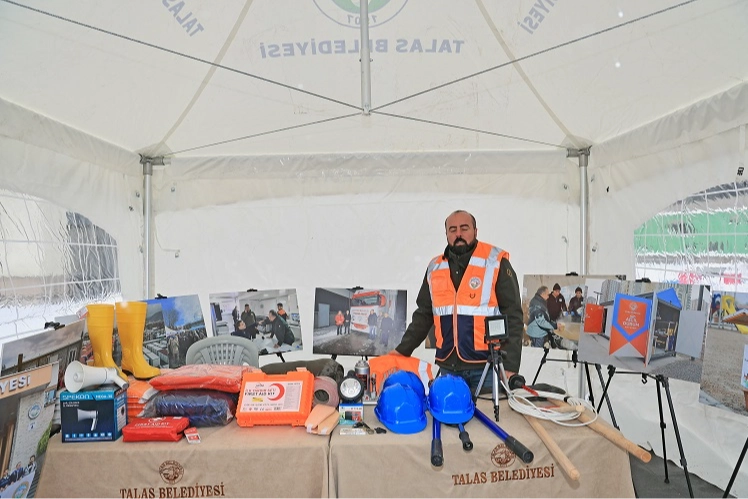 Kayseri Talas'ta deprem farkındalığı 