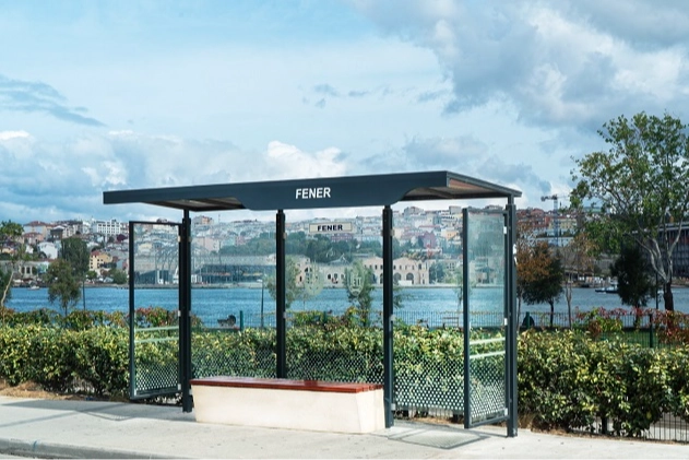 Otobüs durağında konfor artıyor 