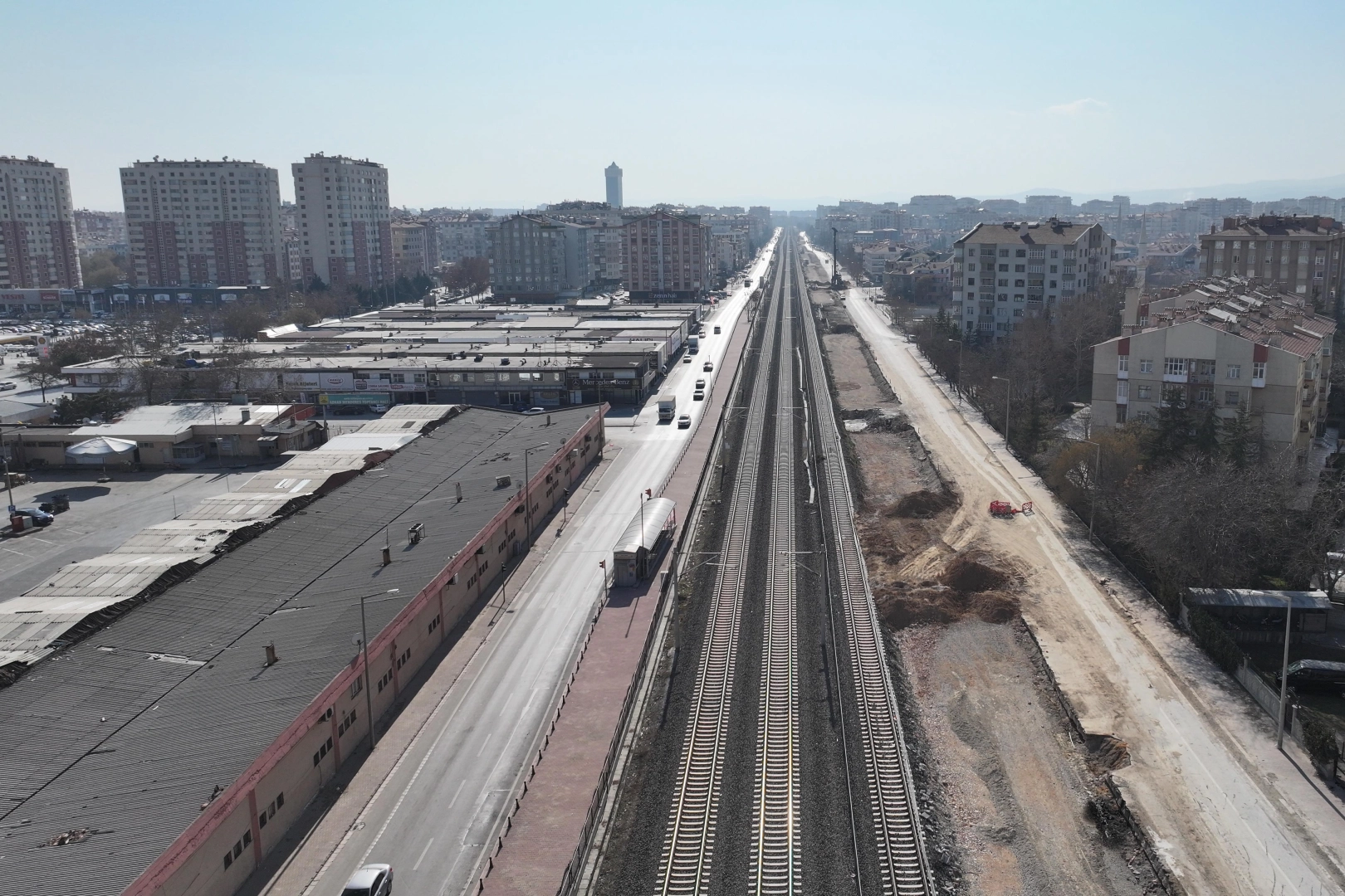 KONYARAY Banliyö Hattı’nın birinci etabı 23 kilometreye yükseldi 