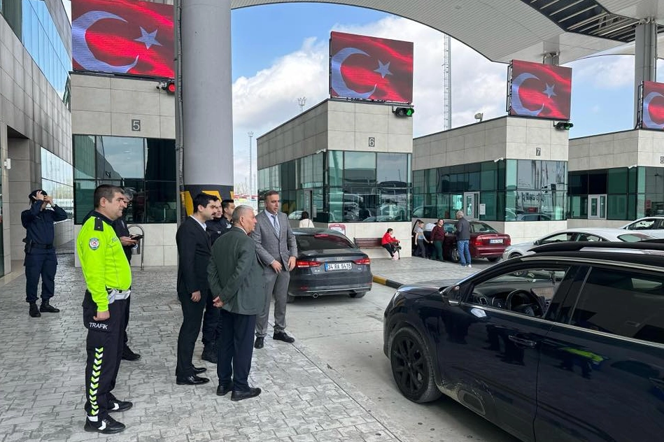 Kaymakam Tutal'dan İpsala Sınır Kapısı'na ziyaret 