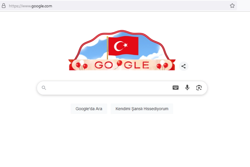 Google'dan 23 Nisan doodle'ı 