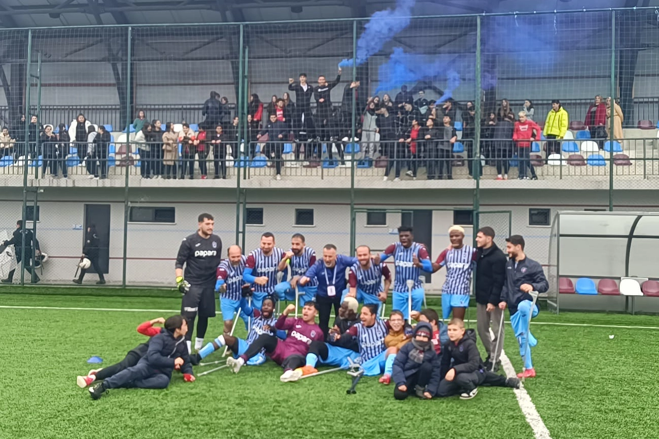 Ampute maçında gol düellosu 