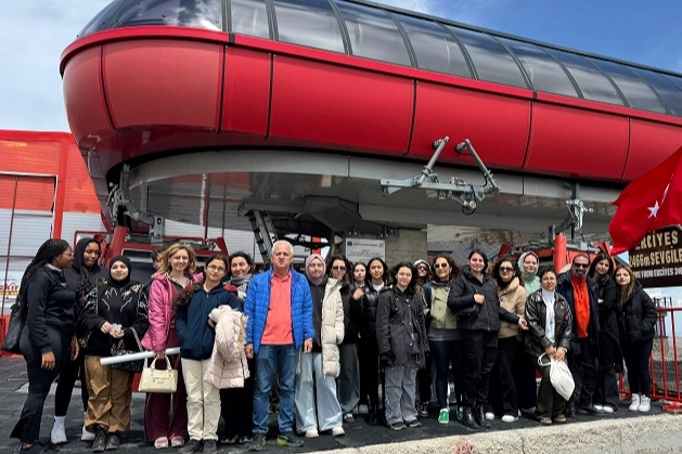 Erasmus öğrencileri Erciyes'e hayran kaldı 