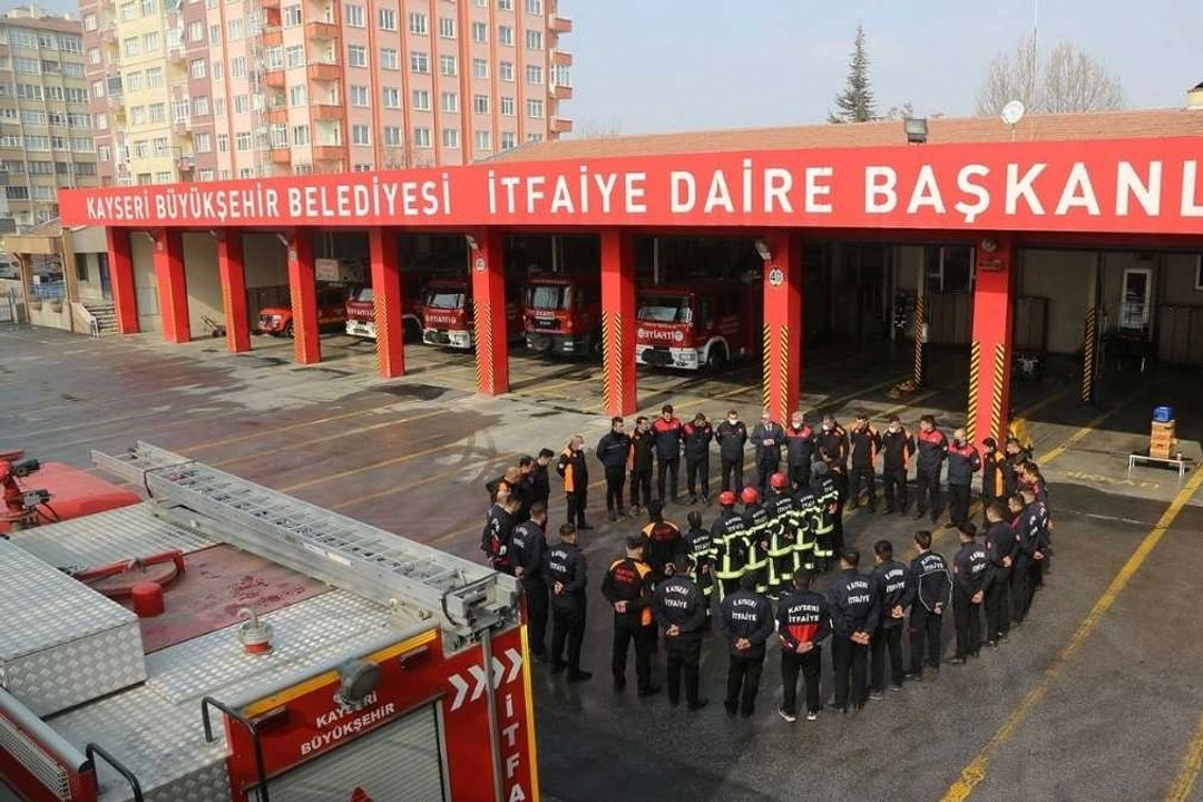 Kayseri itfaiyesinden üst düzey performans 