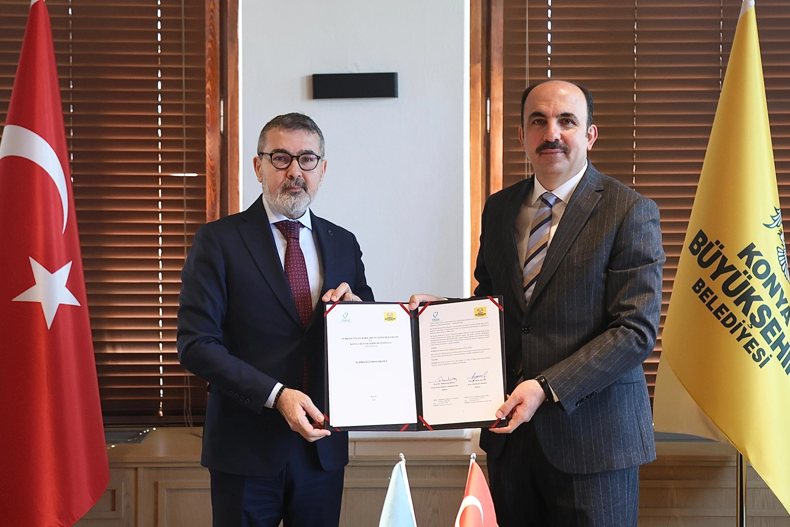 Konya Büyükşehir, TİHEK protokolüne imza attı 