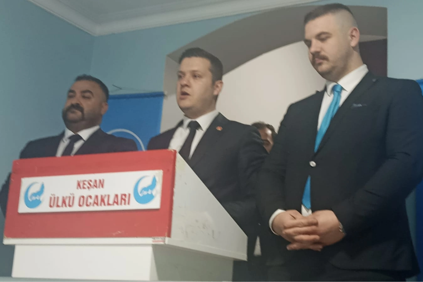 Edirne'de Keşan Ülkü Ocakları'nda görev değişimi 