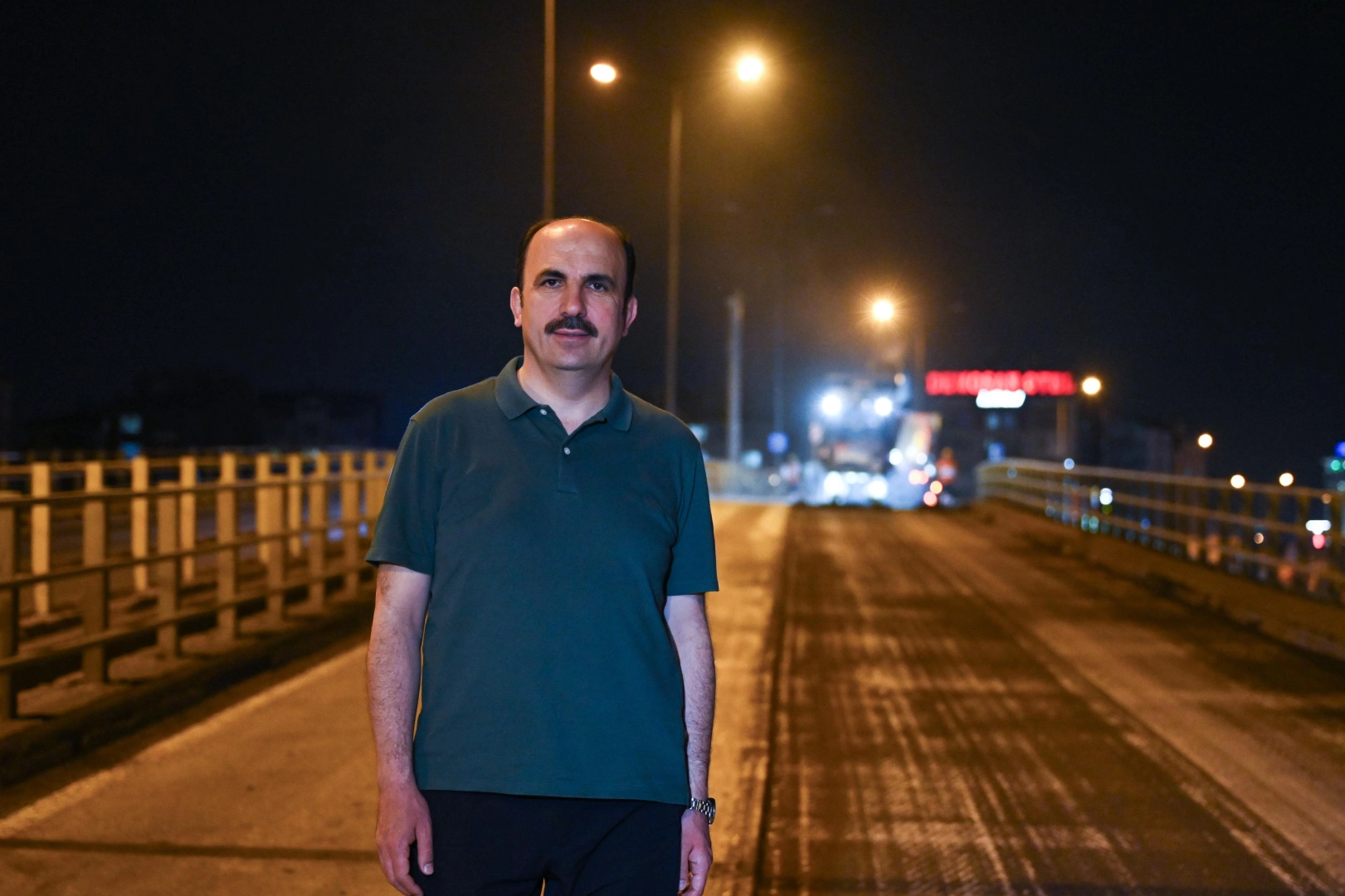 Konya'da Başkan Altay gece devam eden çalışmalarını inceledi 