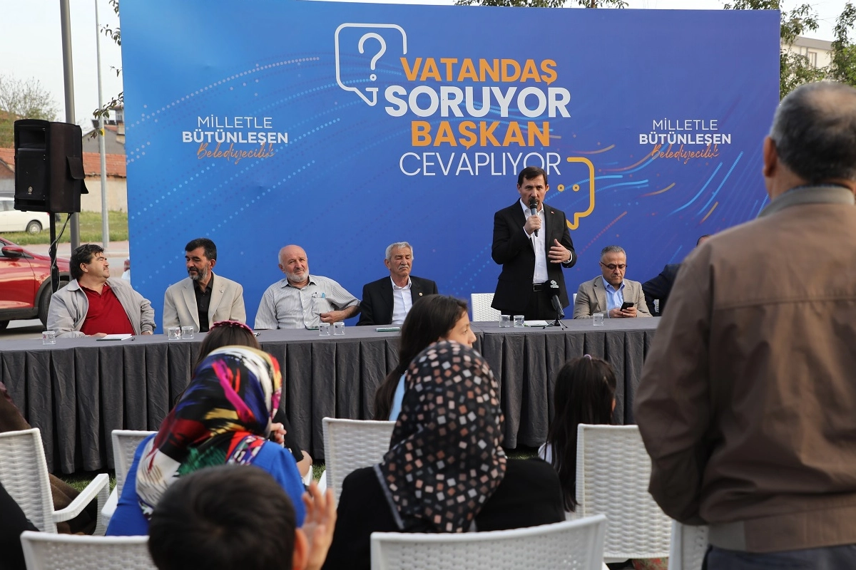 Konya Karatay'da vatandaş sordu, başkan cevapladı 