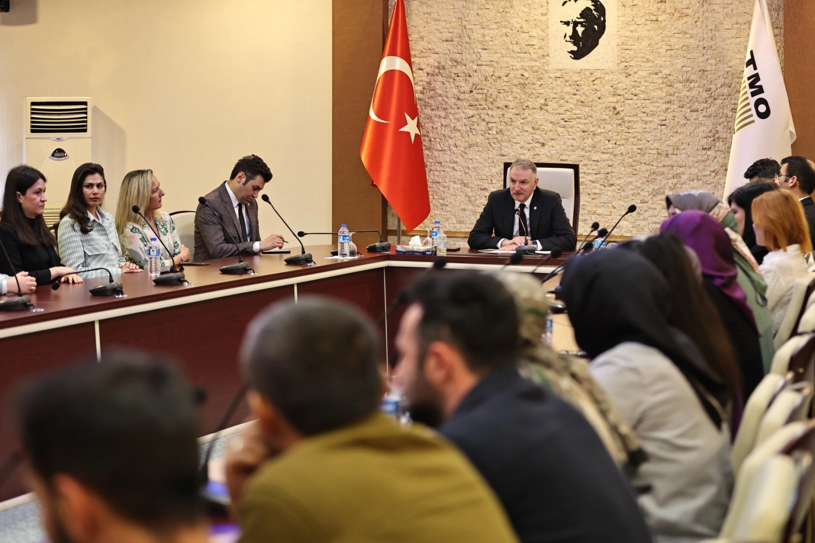 TMO'da eksper ve muhasebe kursiyerleriyle buluştu 