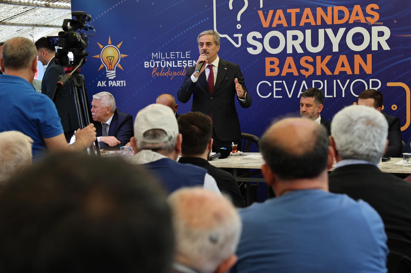 Sakarya'da Başkan Alemdar Söğütlü'yü dinledi 