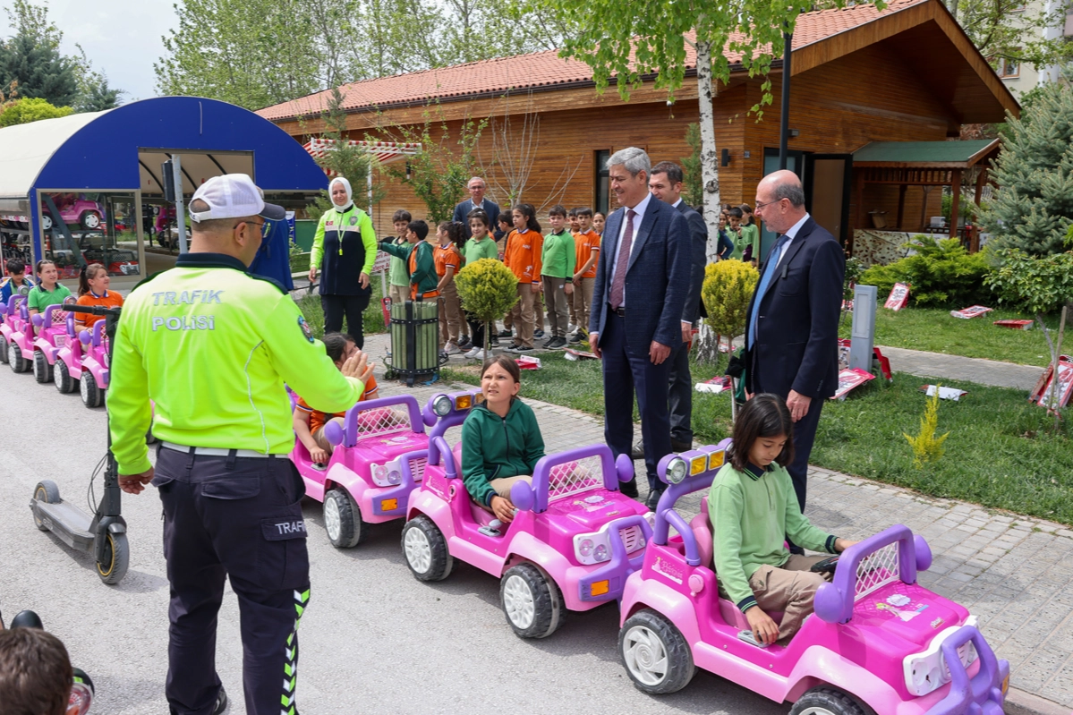 Konya Selçuklu'daTrafik Eğitim Parkı’na ziyaret 