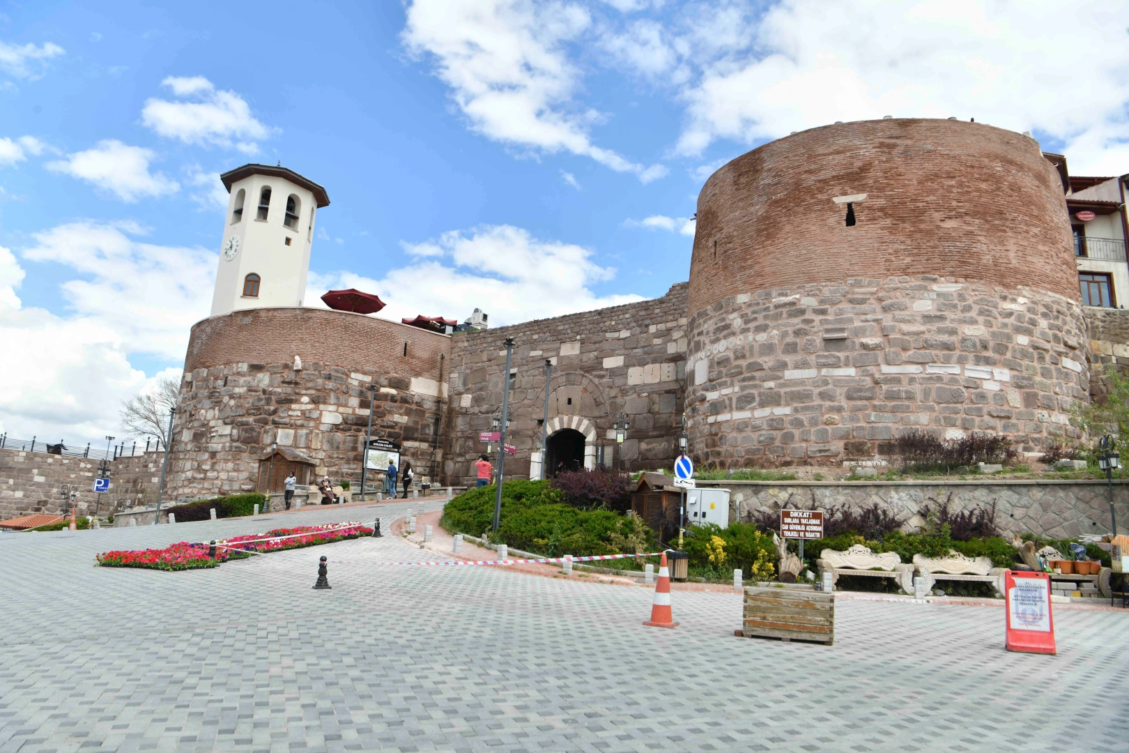 Ankara Kalesi çelik gibi oldu 