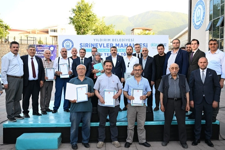 Bursa Yıldırım'da yılların sorunu çözülüyor 