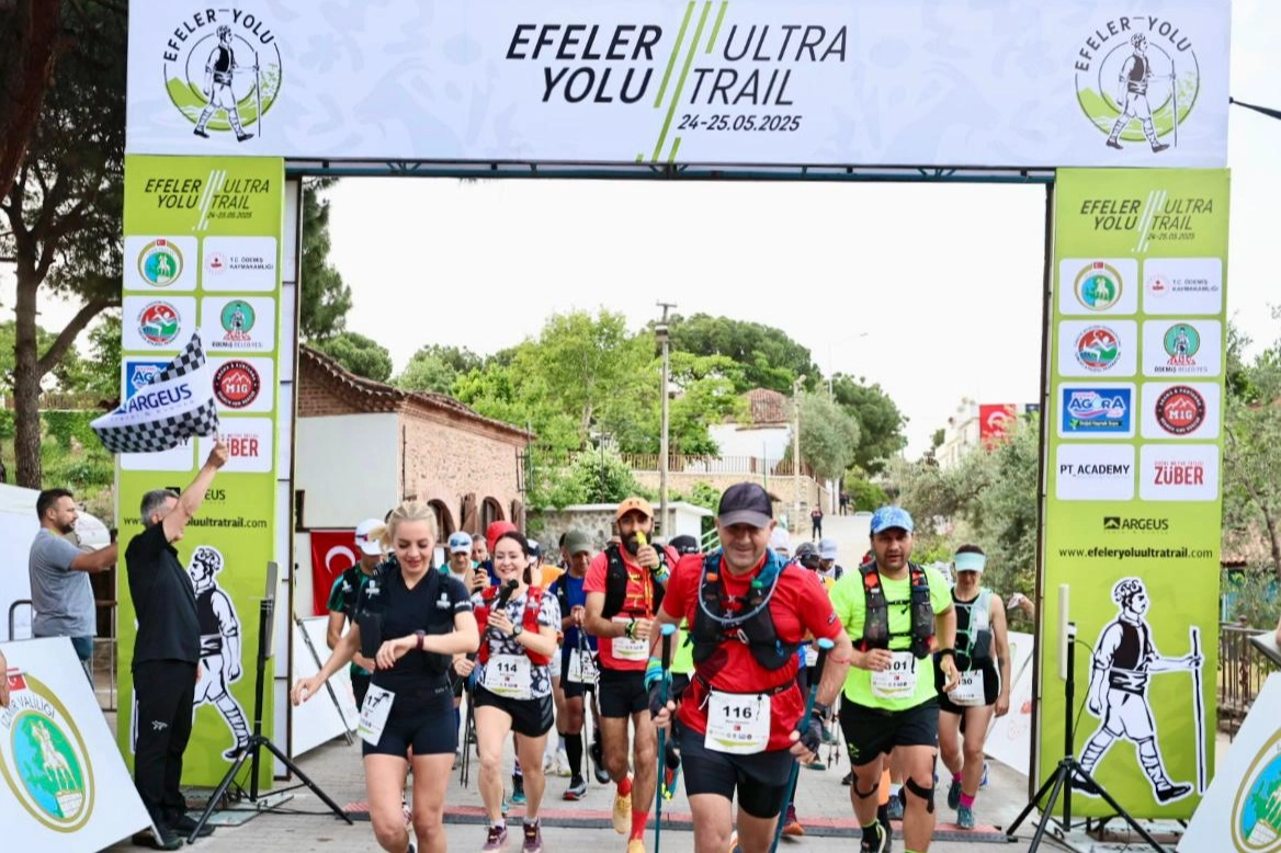 Efeler Yolu Ultra Trail'de start verildi 
