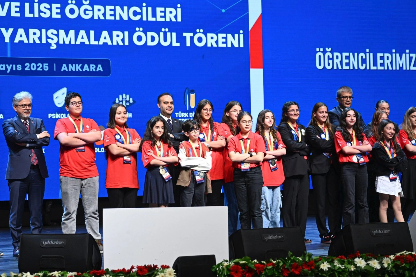 TÜBİTAK orta ve liseli öğrencilerin projelerini ödüllendirdi 
