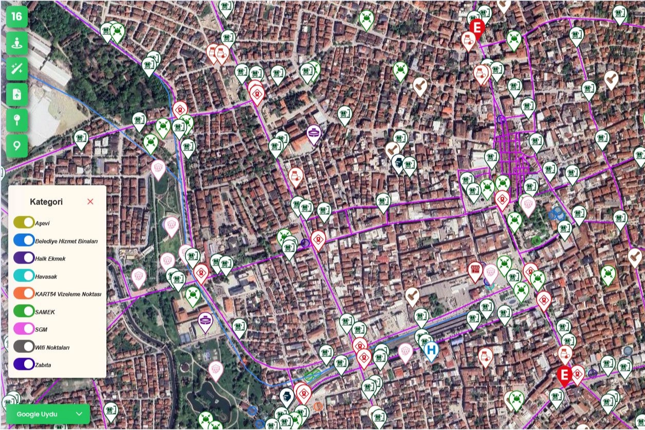 Sakarya'dan yerli ve milli dijital hamle... ATLAS Coğrafi Bilgi Sistemi devrede 