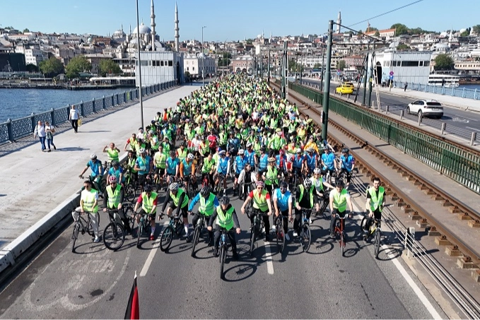 Türkiye'de pedallar sağlıklı yaşama çevrildi 