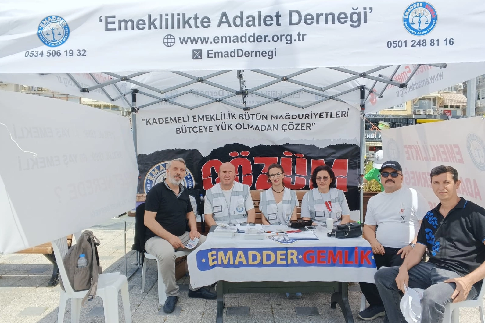 EMADDER temsilcileri hak arayışlarını Gemlik'te sürdürdü 