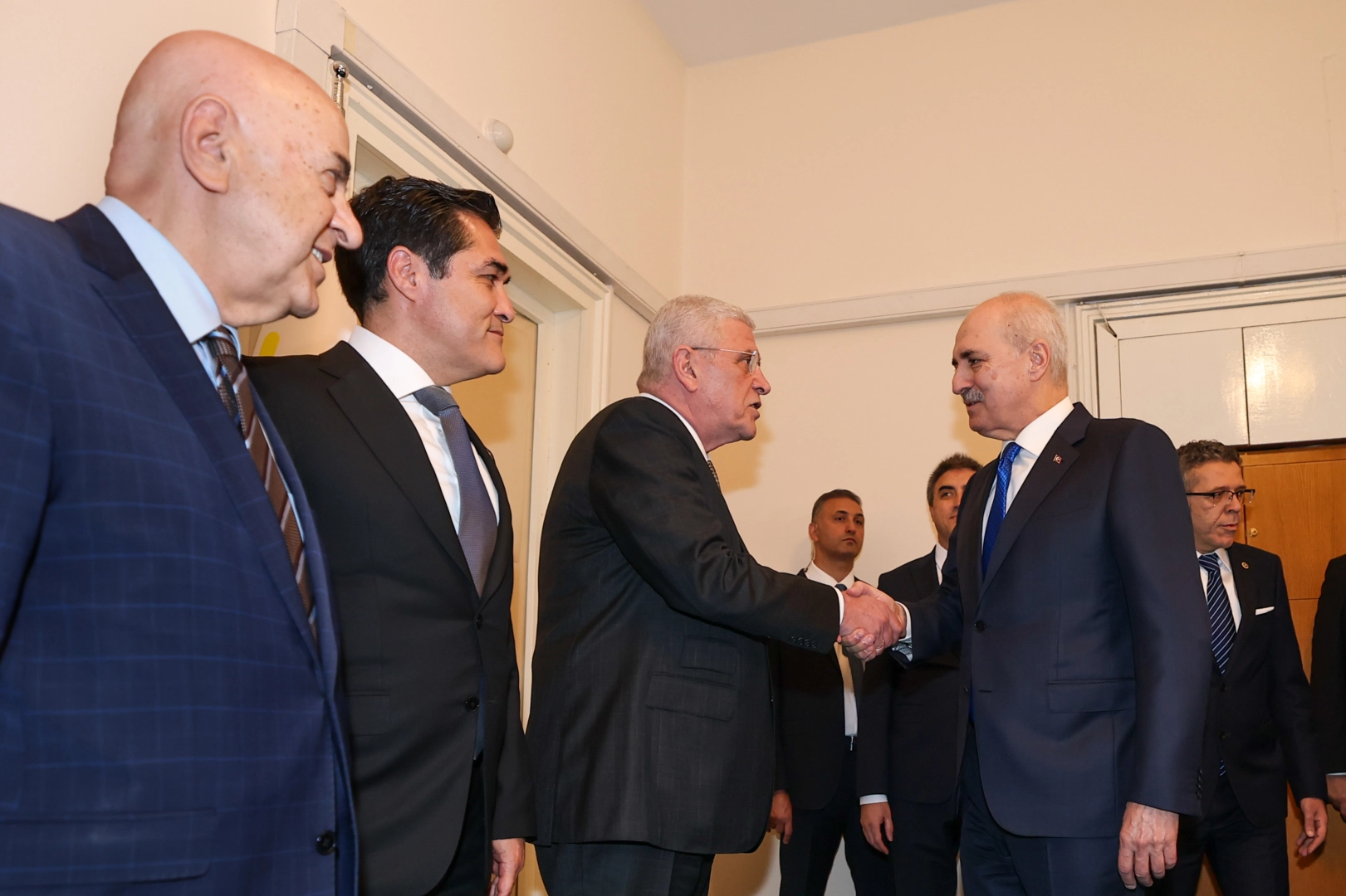 Kurtulmuş'tan Dervişoğlu'na ziyaret... Terörsüz Türkiye Komisyonu şeffaf olacak 