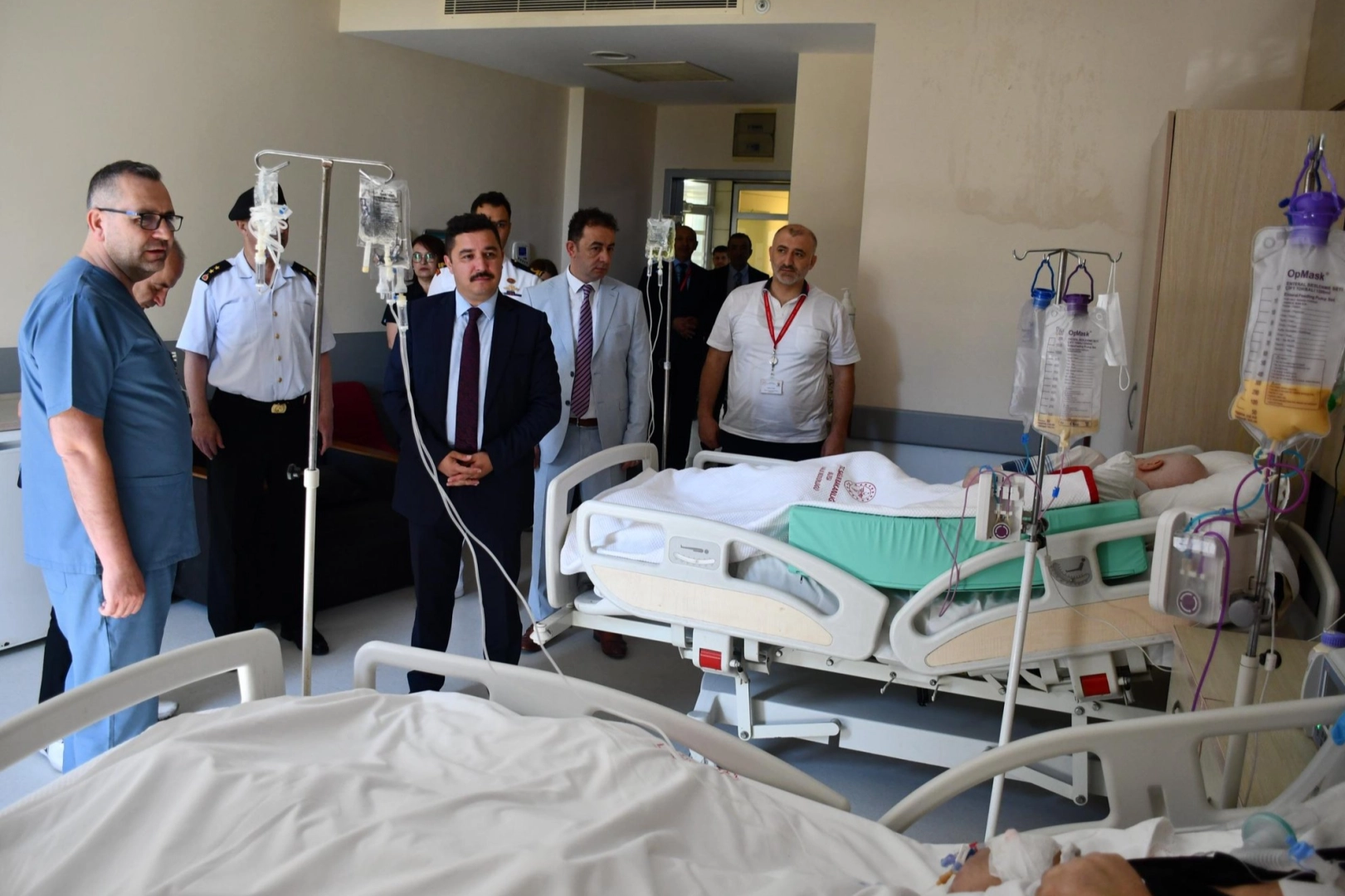 Mudanya Kaymakamı Terzi’den hastanede 'şifa' ziyareti 