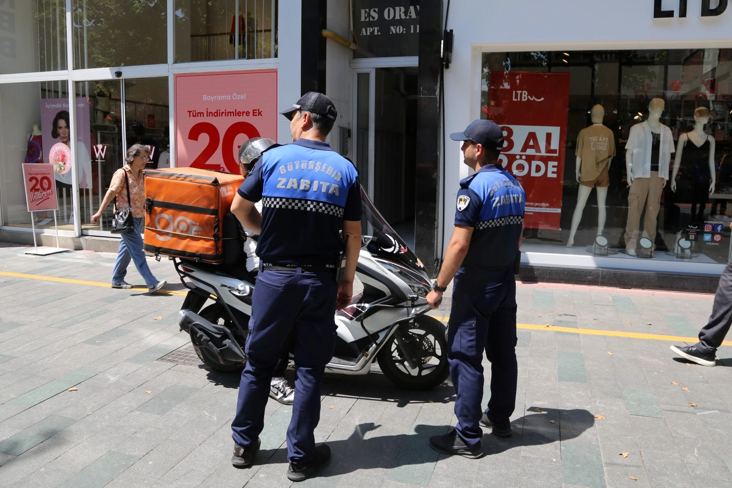 Kocaeli'de yaya güvenliği için motosikletlilere sıkı denetim 