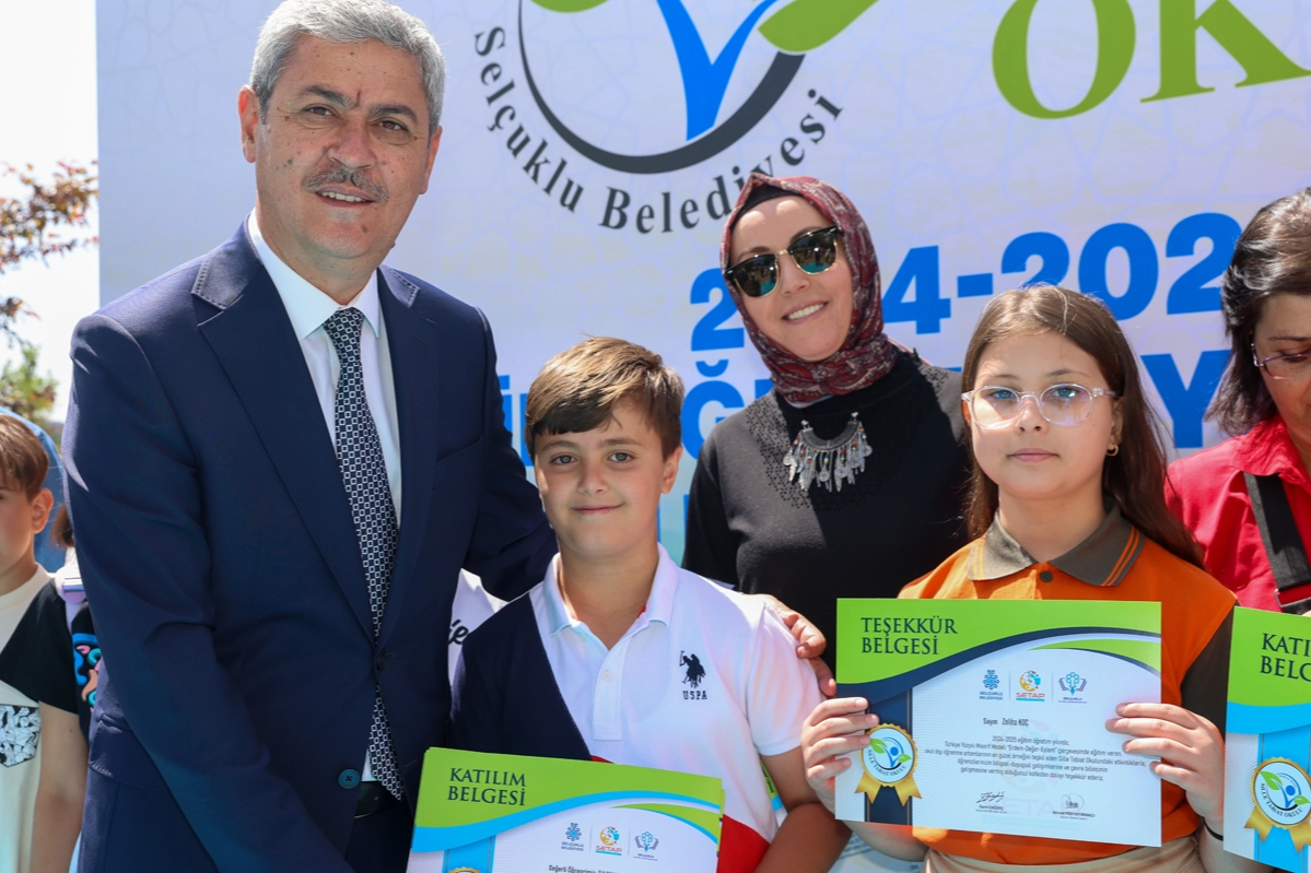 Sille Tabiat Okulu’nda mezuniyet heyecanı yaşandı 