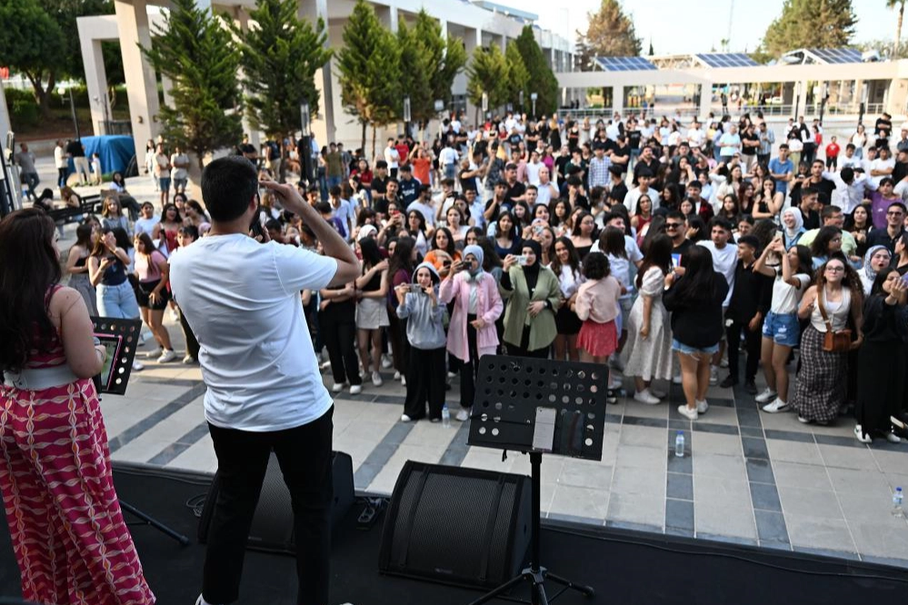 Mersin'de öğrencilere YKS öncesi moral etkinliği 