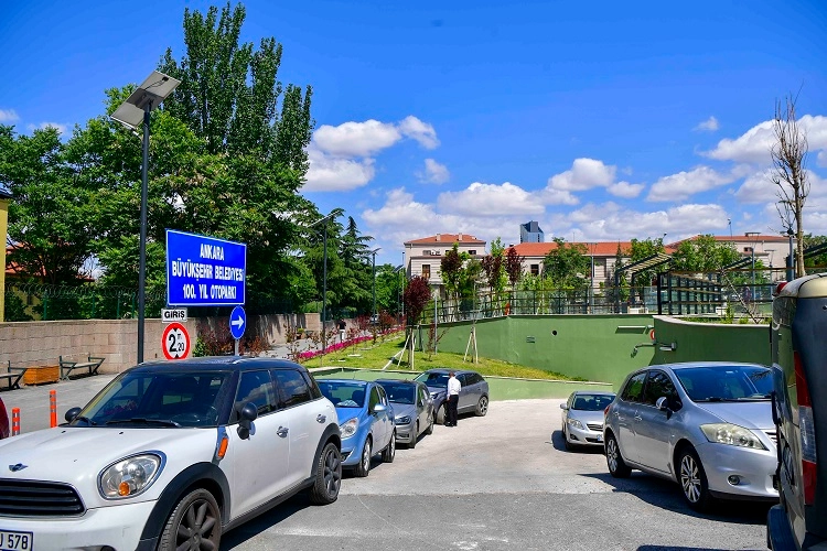 Ankara 100. Yıl Otoparkı hizmete açıldı 