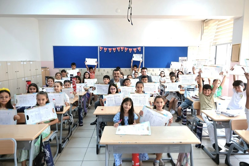 Denizli'de 'büyük' karne coşkusu 