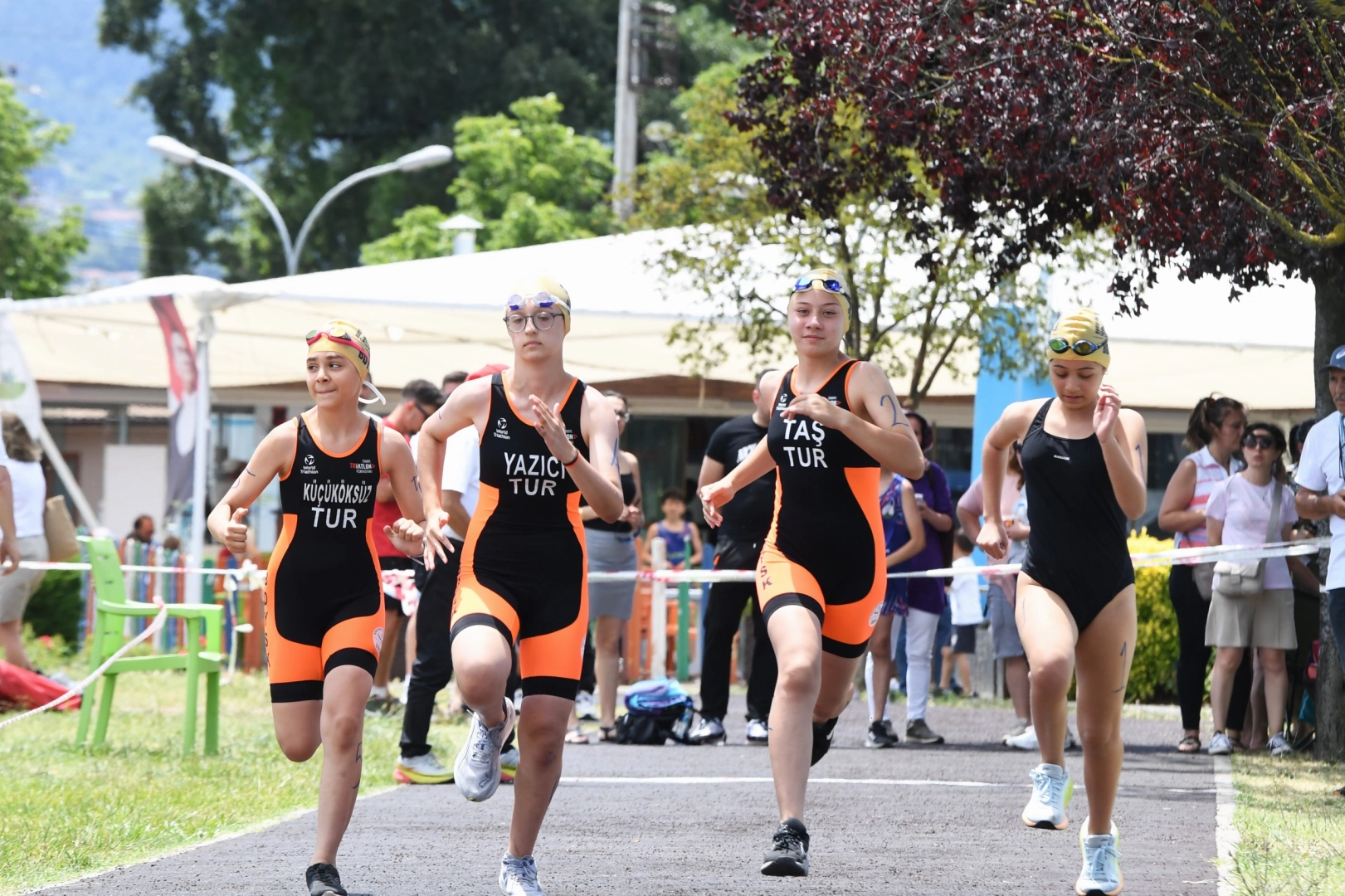 Bursa Osmangazi’de Biathle rüzgarı esti 