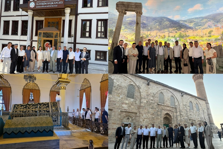Özbek gazeteciler Bursa’ya hayran kaldı 