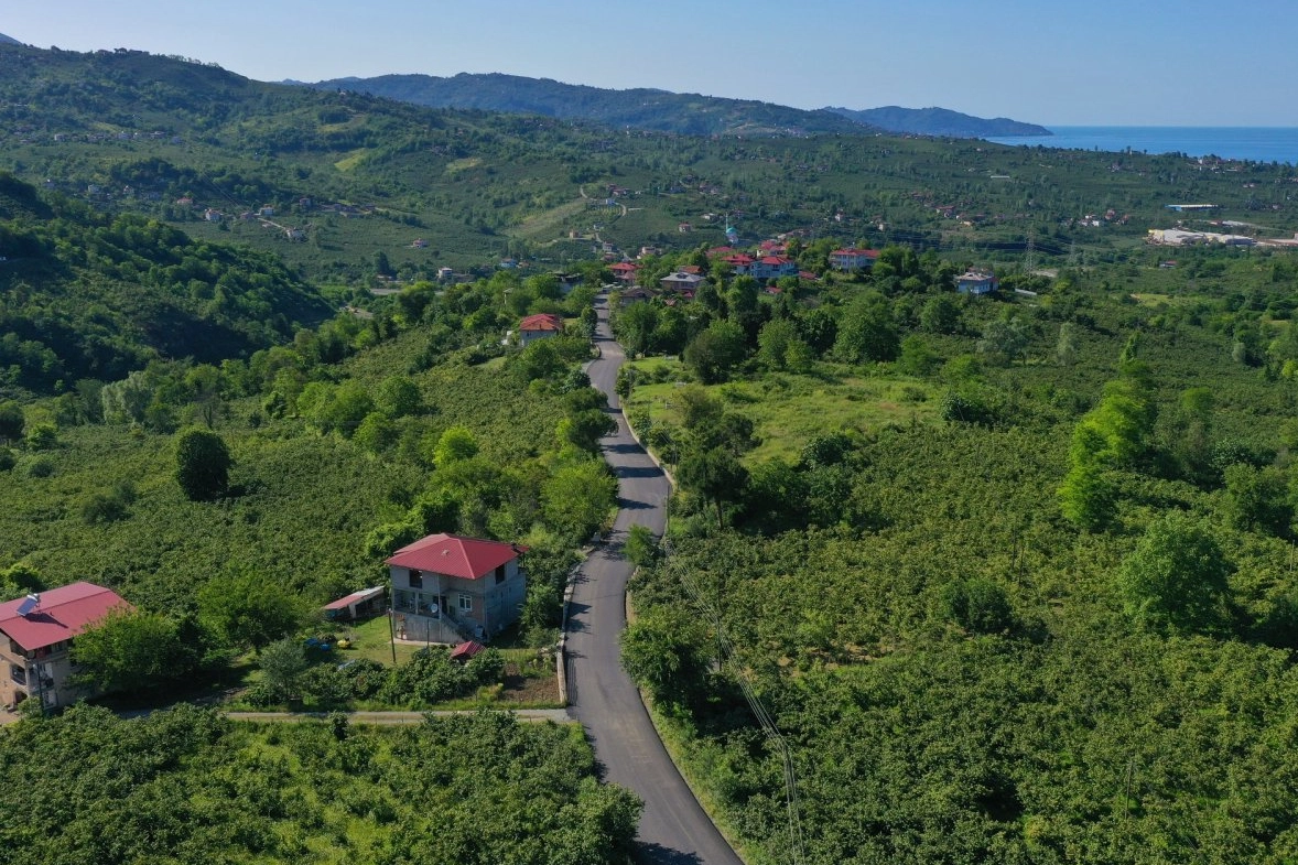 Ordu'da Yaraşlı Yolu sıcak asfalta kavuştu 