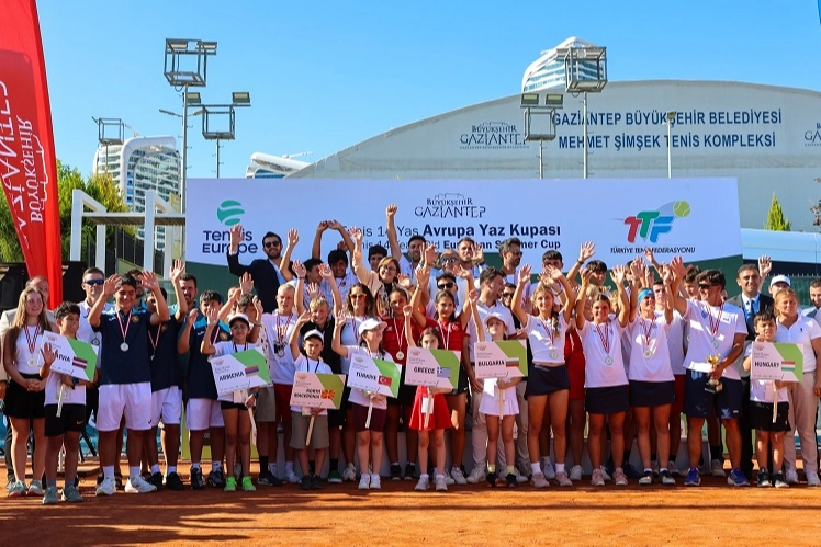 Gaziantep Uluslararası Tenis 14 Yaş Avrupa Yaz Kupası elemeleri tamamlandı 