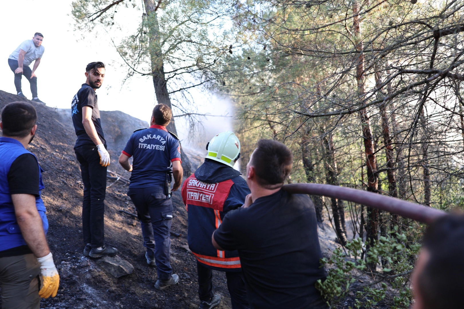 Sakarya’daki orman yangını kontrol altında: 3 gözaltı! 