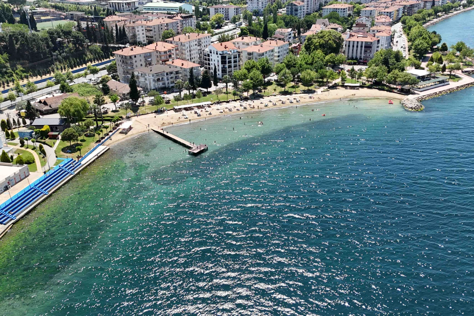 Kocaeli'nin 'mavi bayraklı' plajları testi geçti 