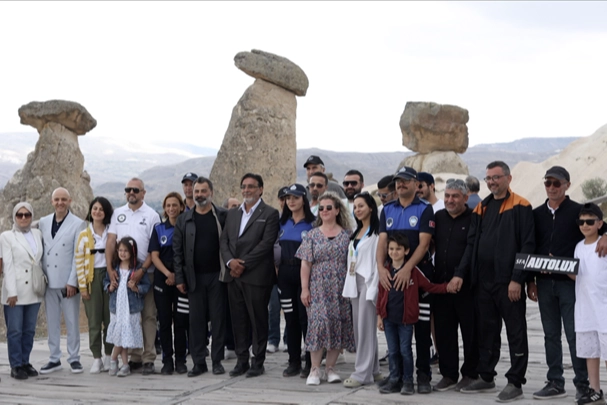 Nevşehir Ürgüp’te klasik otomobil rüzgarı esti 