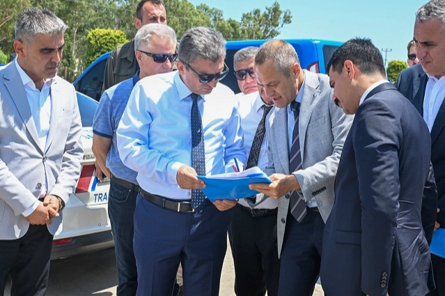 Antalya Valisi Şahin, Demre'deki proje alanlarını inceledi 