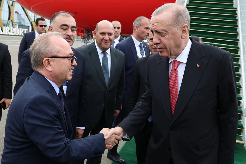 Cumhurbaşkanı Erdoğan Azerbaycan'da 