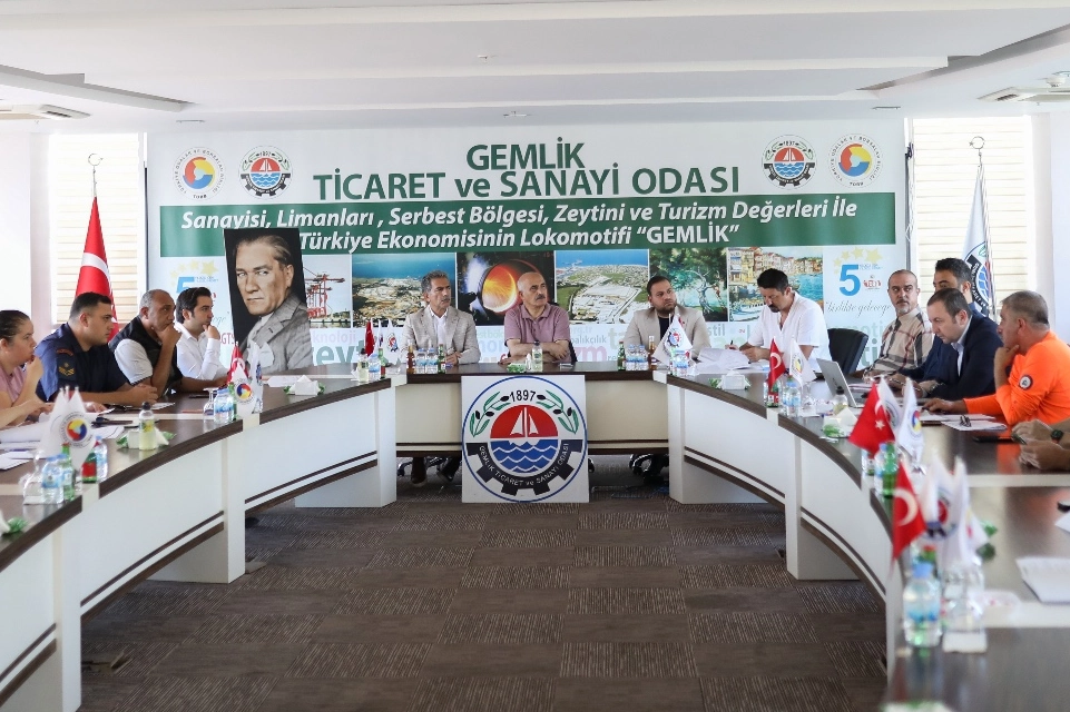 Bursa Gemlik’te afetlere önceden hazırlık 