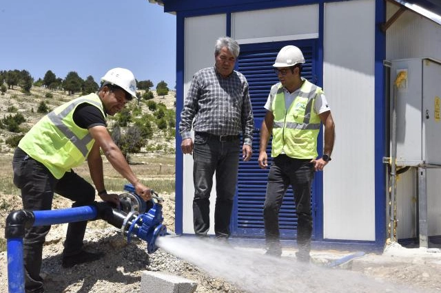MESKİ, Güzeloluk Mahallesi’nde su teminini güvence altına aldı 