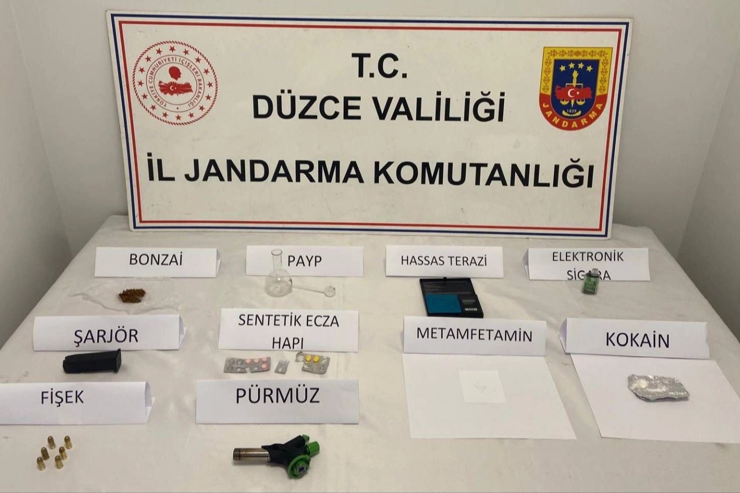 Düzce’de uyuşturucu operasyonu 