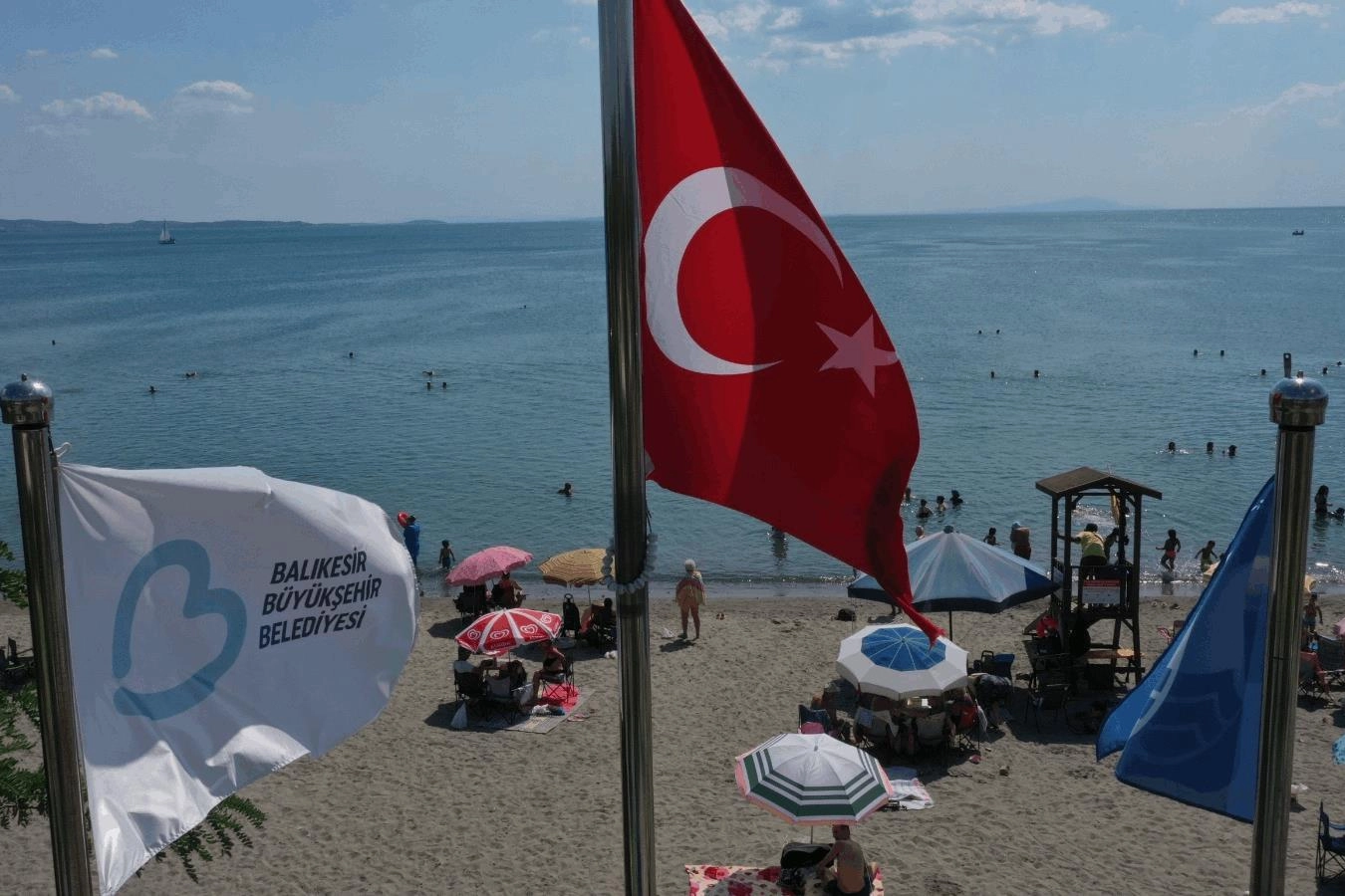 Balıkesir sahilleri tatilcilerden tam not aldı 